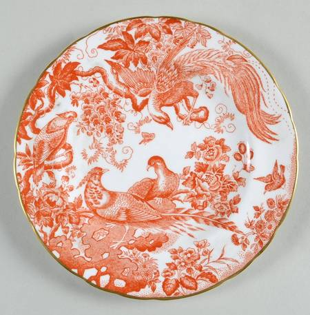 Red Aves (Older, Discontinued 1997) Dessert/Pie Plate
