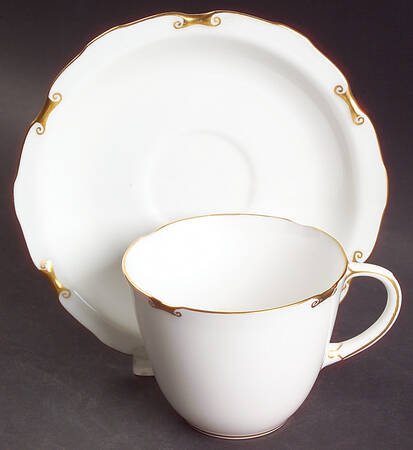 Regency Flat Cup & Saucer Set