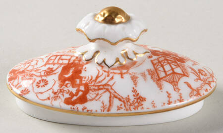 Red Mikado Lid for Sugar Bowl