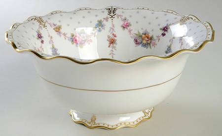 Royal Antoinette 9" Salad Serving Bowl by Royal Crown Derby