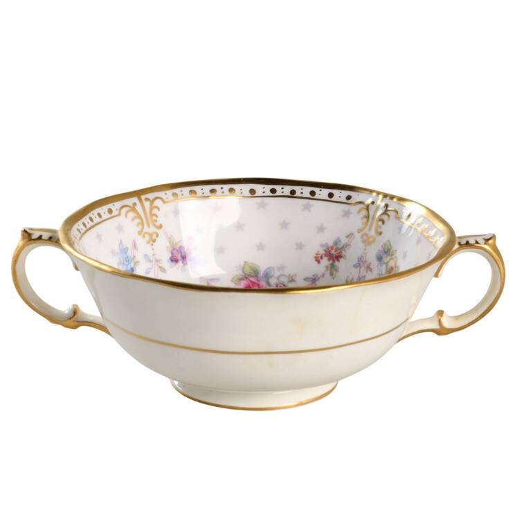 Royal Antoinette Footed Cream Soup Bowl