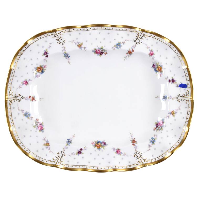 Royal Antoinette 16" Oval Serving Platter by Royal Crown Derby