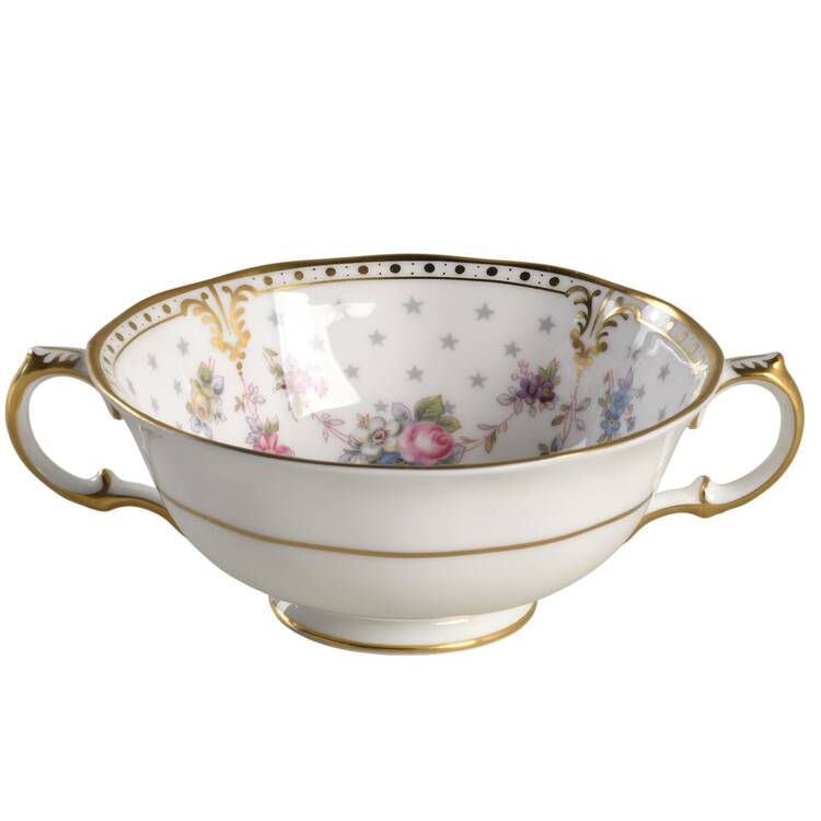 Royal Antoinette Footed Cream Soup Bowl