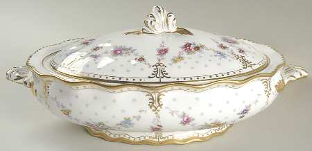 Royal Antoinette Oval Covered Vegetable by Royal Crown Derby