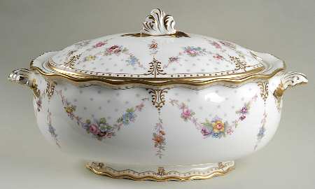 Royal Antoinette Tureen &  Lid by Royal Crown Derby