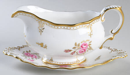 Royal Pinxton Roses Gravy Boat & Underplate
