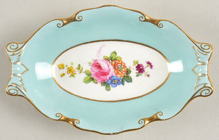 Rosemary (Celadon) Silver Tray