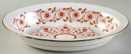 Rougemont (Ely Chelesa, Scalloped) 9" Oval Vegetable Bowl