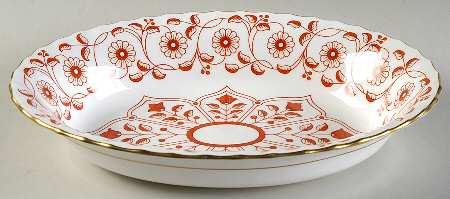 Rougemont (Boston Shape, Swirl) 10" Oval Vegetable Bowl