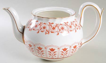 Rougemont (Boston Shape, Swirl) Teapot No Lid