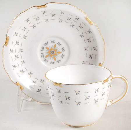 Sandby Flat Cup & Saucer Set by Royal Crown Derby