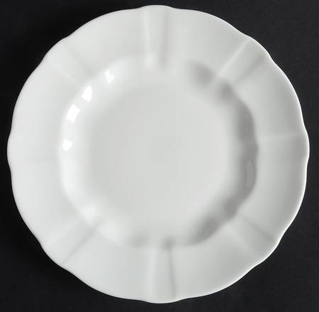 Surrey White Luncheon Plate