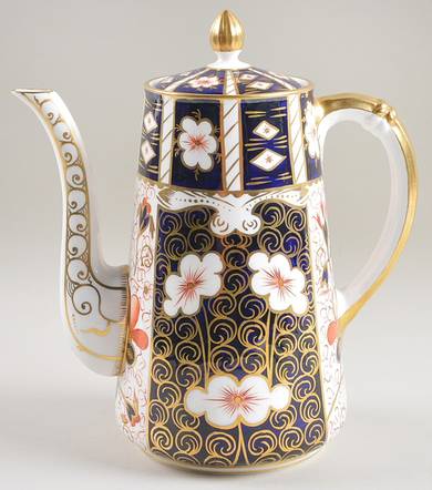 Traditional Imari Coffee Pot & Lid