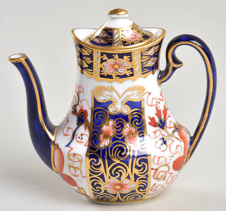 Traditional Imari Miniature Coffee Pot & Lid