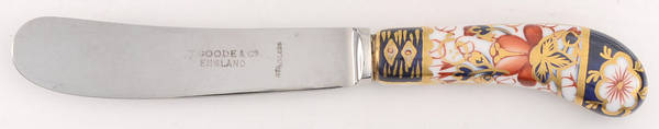 Traditional Imari Hollow Handle Butter Spreader