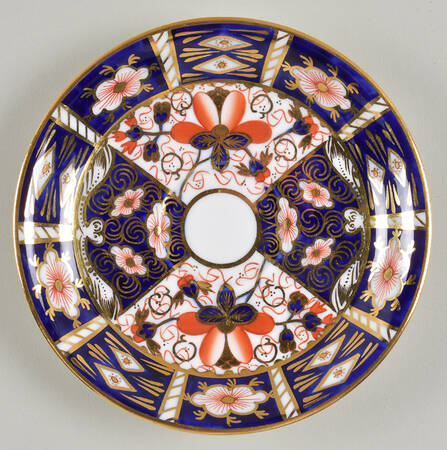 Traditional Imari Saucer for Flat Bouillon Cup