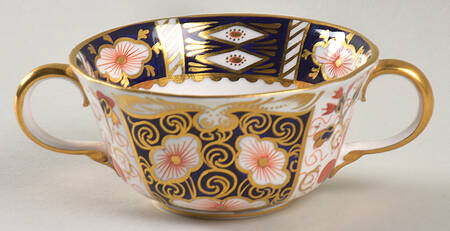 Traditional Imari Flat Bouillon Cup