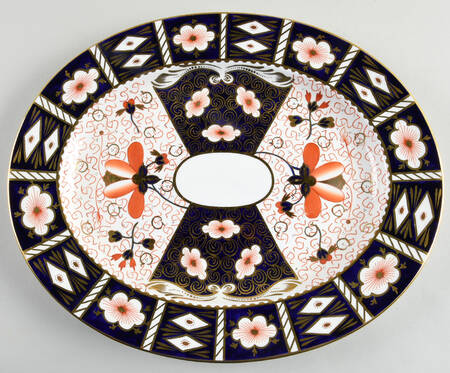 Traditional Imari 15" Oval Serving Platter