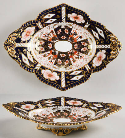 Traditional Imari Oval Dessert Dish