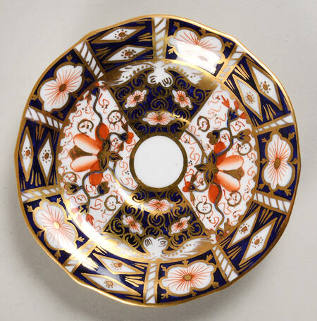 Traditional Imari Saucer for Flat Demitasse Cup