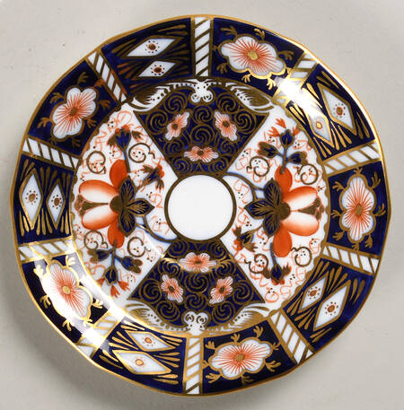 Traditional Imari Saucer for Flat Bouillon Cup