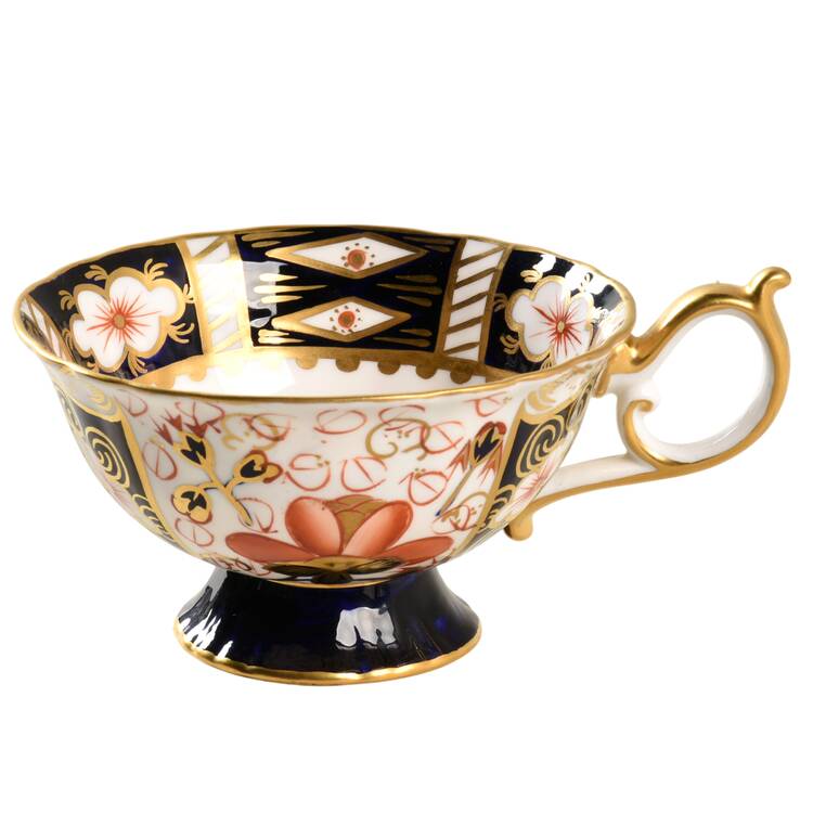Traditional Imari Footed Cup