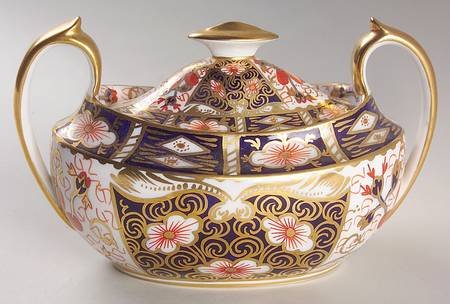 Traditional Imari Sugar Bowl & Lid