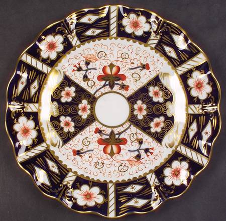Traditional Imari Sheffield Dessert Plate