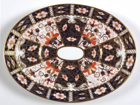 Traditional Imari Underplate for Sauce Boat