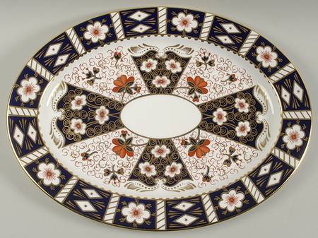 Traditional Imari 16" Oval Serving Platter
