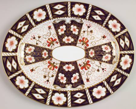Traditional Imari 15" Oval Serving Platter