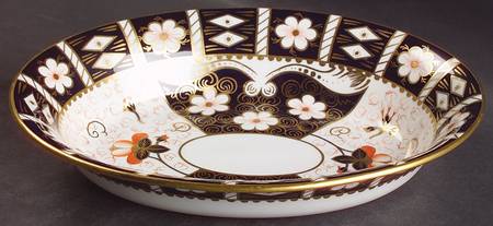 Traditional Imari 10" Oval Vegetable Bowl