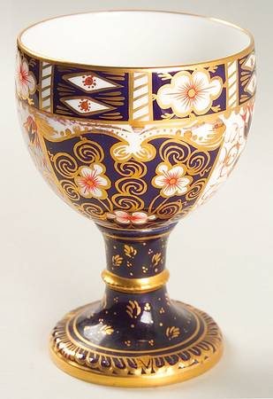Traditional Imari China Goblet