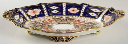 Traditional Imari Oval Dessert Dish