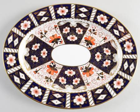 Traditional Imari 13" Oval Serving Platter