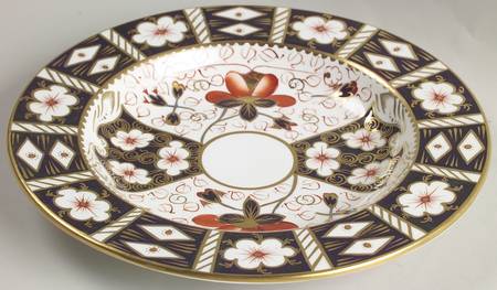 Traditional Imari Large Rim Soup Bowl