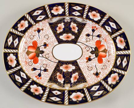 Traditional Imari 11" Oval Serving Platter