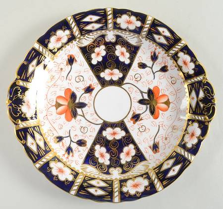 Traditional Imari Handled Cake/Pastry Plate