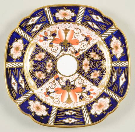 Traditional Imari Square Bread & Butter Plate