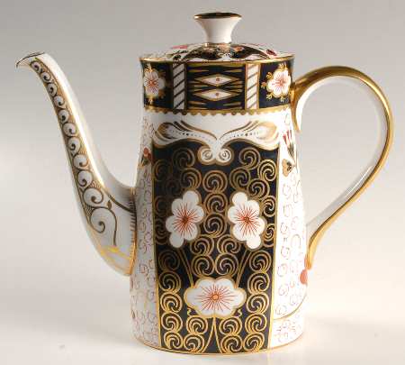 Traditional Imari Coffee Pot & Lid