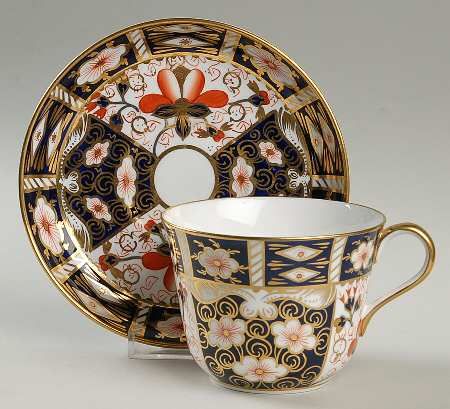 Traditional Imari Oversized Cup & Saucer Set