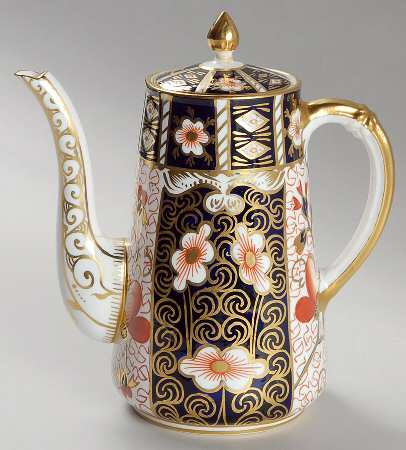Traditional Imari Mini Coffee Pot & Lid