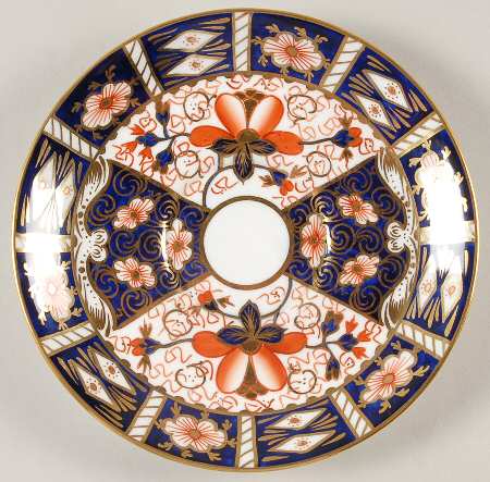 Traditional Imari Saucer for Oversized Cup