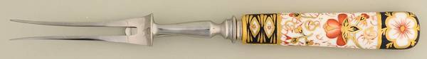Traditional Imari Fork-Carving/Stainless Prongs