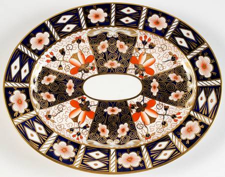 Traditional Imari 13" Oval Serving Platter