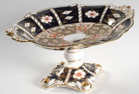 Traditional Imari Oval Compote