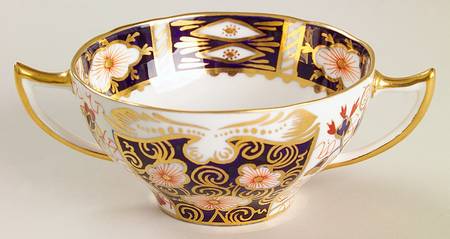 Traditional Imari Flat Bouillon Cup by Royal Crown Derby