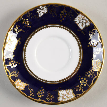 Vine Cobalt Blue Saucer for Cream Soup Bowl
