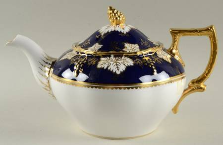 Vine Cobalt Blue Teapot & Lid