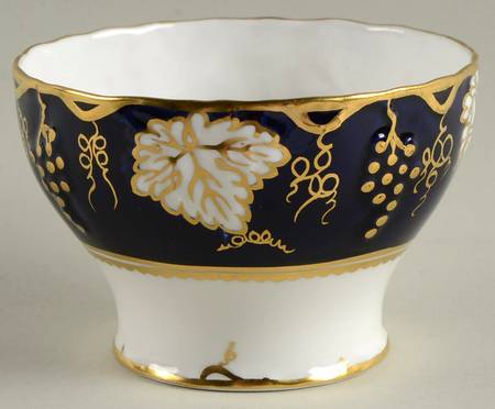 Vine Cobalt Blue Open Sugar Bowl